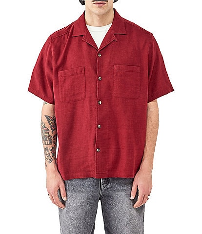 BDG Urban Outfitters Crinkle Gauze Woven Shirt