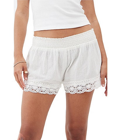 BDG Urban Outfitters High Rise Crinkle Lace Shorts