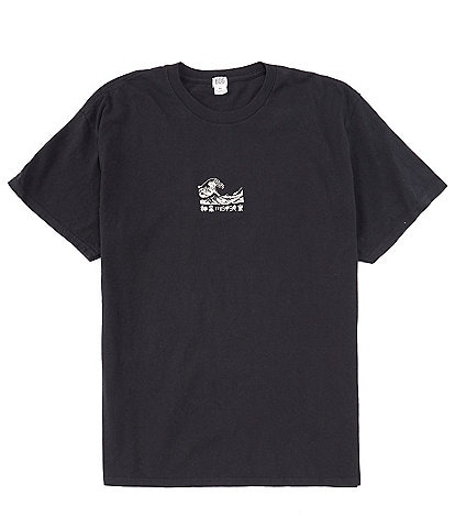 BDG Urban Outfitters Hokusai Mini Wave Short Sleeve T-Shirt