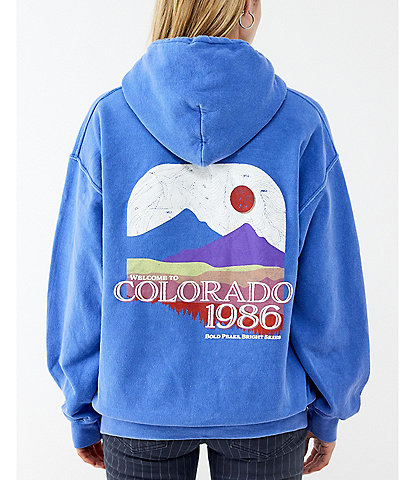 BDG Urban Outfitters Long Sleeve Colorado Fleece Hoodie