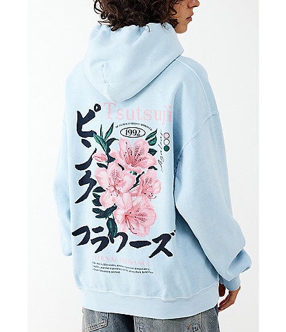 BDG Urban Outfitters Long Sleeve Flower Graphic Hoodie