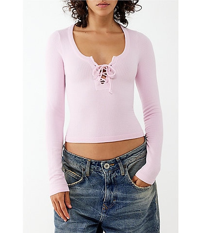 BDG Urban Outfitters Long Sleeve Knockout Top