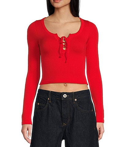 BDG Urban Outfitters Long Sleeve Knockout Top