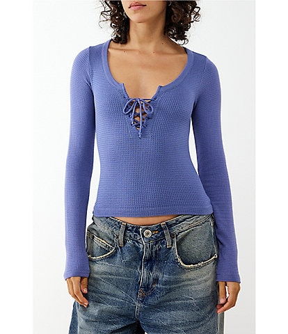 BDG Urban Outfitters Long Sleeve Knockout Top