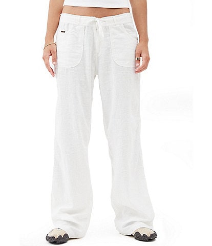 BDG Urban Outfitters Mid Rise Linen 5-Pocket Pants
