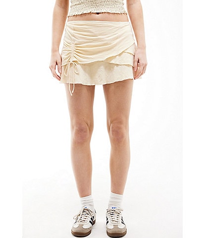 BDG Urban Outfitters Mid Rise Ruffle Layer Mini Skirt