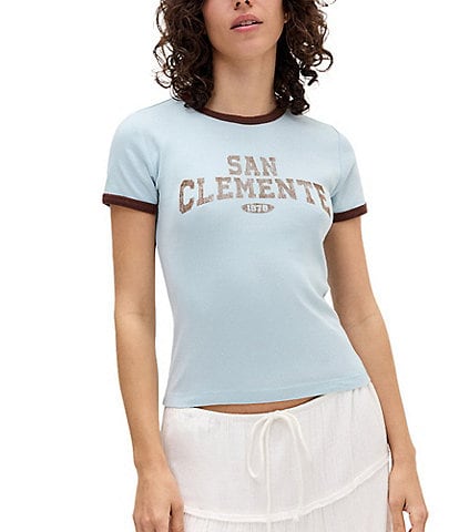 BDG Urban Outfitters San Clemente Ringer T-Shirt