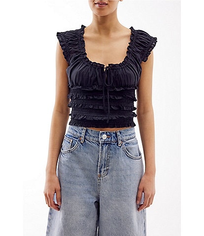 BDG Urban Outfitters Knit Washed Sleeveless Crop Top