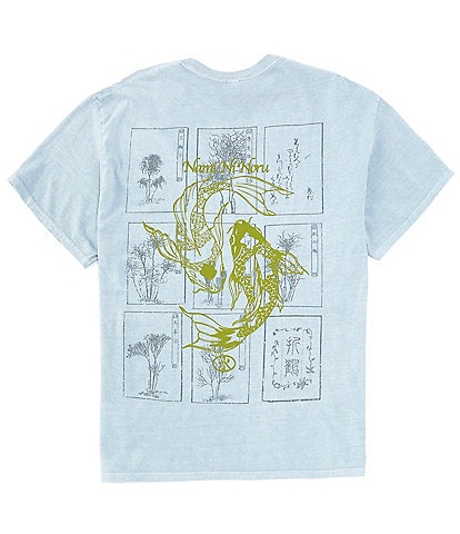 BDG Urban Outfitters Short Sleeve Koi Sketch Graphic T-Shirt