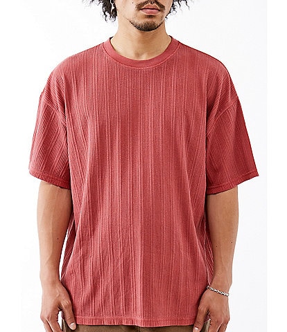 BDG Urban Outfitters Short Sleeve Variegated Rib Knit T-shirt