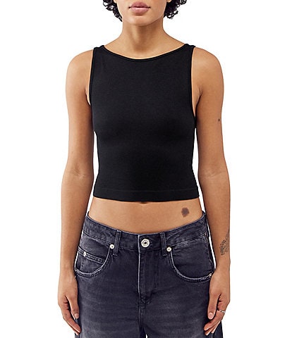 BDG Urban Outfitters Slash Neck Cropped Tank Top