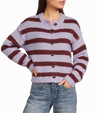 BDG Urban Outfitters Striped Wool Blend Cardigan