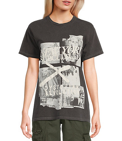 BDG Urban Outfitters Subculture Oversized Boyfriend Graphic T-Shirt