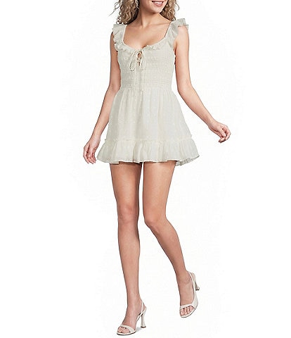 BDG Urban Outfitters Sunny Cap Sleeve Romper