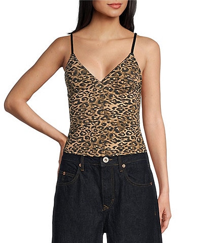 BDG Urban Outfitters Taime Leopard Print Camisole