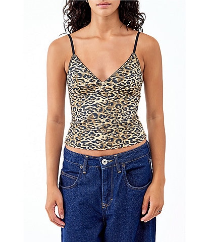 BDG Urban Outfitters Taime Leopard Print Camisole