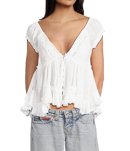 BDG Urban Outfitters Woven Skyle Blouse