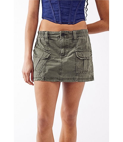 BDG Urban Outfitters Y2K Low Rise Cargo Skirt
