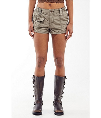 BDG Urban Outfitters Y2k Mid Rise Mini Cargo Shorts