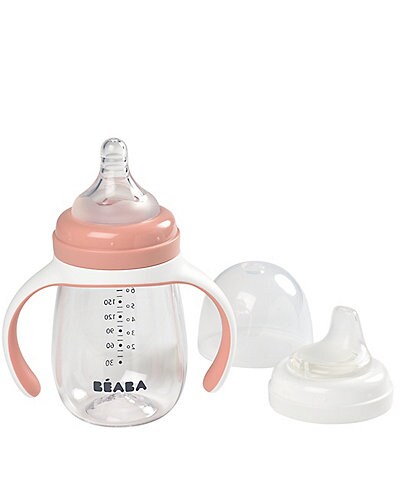 BEABA 2-in-1 Bottle To Sippy Learning Cup