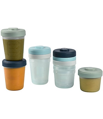 BEABA Baby Food Clip Containers Set of 8 - Large