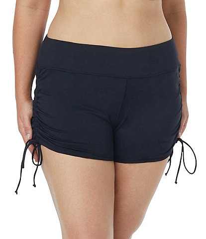 Beach House Plus Size Paloma Beach Solids Blake Adjustable Swim Short