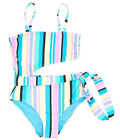 Beach Lingo Big Girls 7-16 Big Girls Playa Stripe One-Piece Swimsuit
