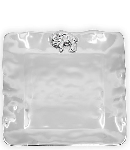 Beatriz Ball Western Buffalo Medium Square Platter