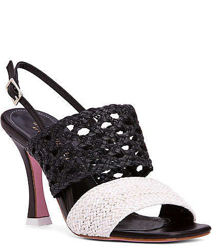 BEAUTIISOLES Mariella Braided Crochet Slingback Dress Sandals