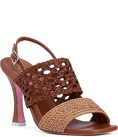 BEAUTIISOLES Mariella Braided Crochet Slingback Dress Sandals