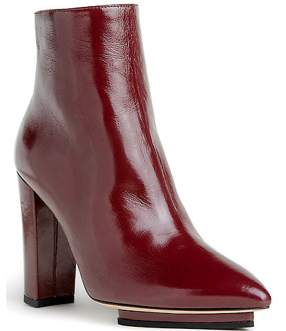 Beautiisoles Tessa Patent Leather Booties