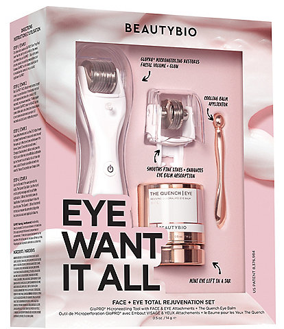 BeautyBio GloPRO Eye Want it All Face + Eye Total Rejuvenation Set $329 VALUE)