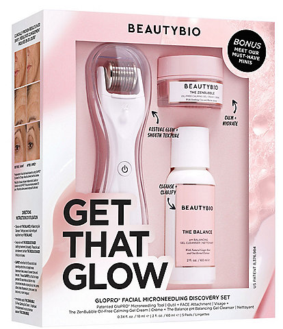 BeautyBio GloPRO® Get That Glow Facial Microneedling Discovery Set