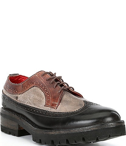 Bed Stu Lita K III Leather Wingtip Brogue Oxfords