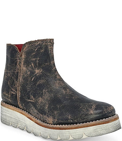 Bed Stu Lydyi Leather Platform Booties