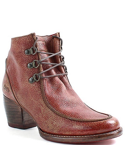 Bed Stu Mage Lace-Up Leather Ankle Boots