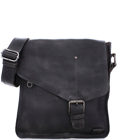 Bed Stu Venice Beach Black Rustic Buckled Crossbody Bag