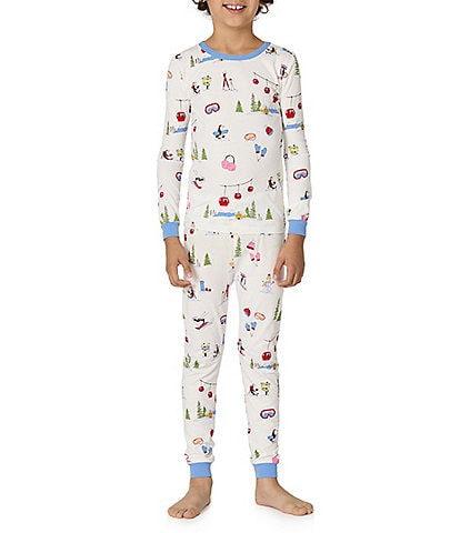 BedHead Kids Long Sleeve Snow Much Fun Stretch Jersey Pajama Top & Pants Set