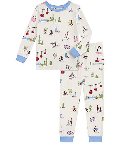 BedHead Kids Long Sleeve Snow Much Fun Stretch Jersey Pajama Top & Pants Set