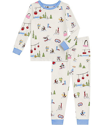 BedHead Kids Long Sleeve Snow Much Fun Stretch Jersey Pajama Top & Pants Set