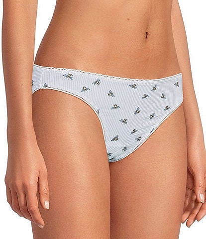 BedHead Knit Lace Trim Bikini Panty 3-Pack