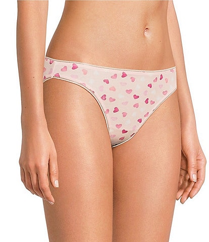 BedHead Knit Sweetheart Print Bikini Panties