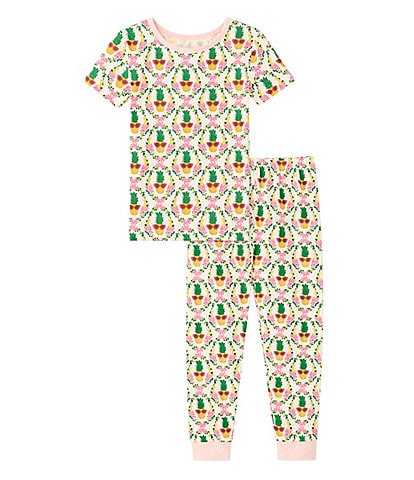 Bedhead Pajamas Little/Big Girls 2T-12 Pina Coolada Two-Piece Pajamas Set