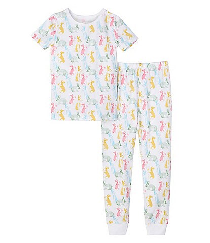 BedHead Pajamas Little/Big Kids 2T-12 Family Matching Easter Cottontail 2-Piece Pajama Set