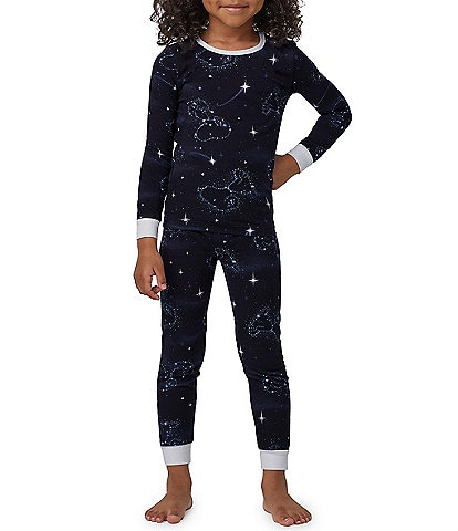 Bedhead Pajamas Little/Big Kids 2T-12 Long Sleeve Celestial Snoopy Top & Pants Pajamas Set