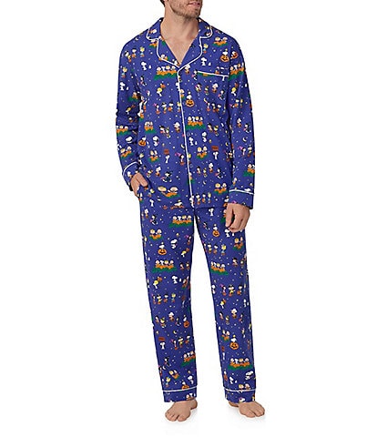 BedHead Pajamas Long Sleeve Its The Great Pumpkin Classic Stretch Jersey 2-Piece Pajama Set