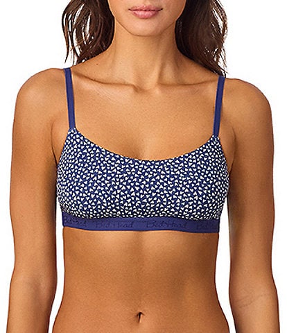 Bedhead Pajamas Stretch Jersey Knit Love Is All You Need Print Bralette