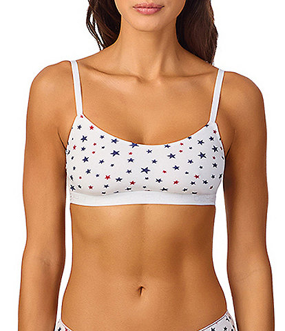 Bedhead Pajamas Stretch Jersey Knit Star Print Bralette