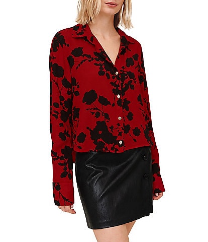 Bella Dahl Long Sleeve Floral Button Up