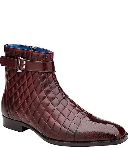 Belvedere Men's Libero Quilted Leather Boots